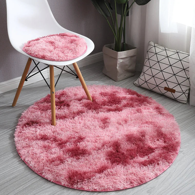 Tapis Rond Shaggy Calida style 8