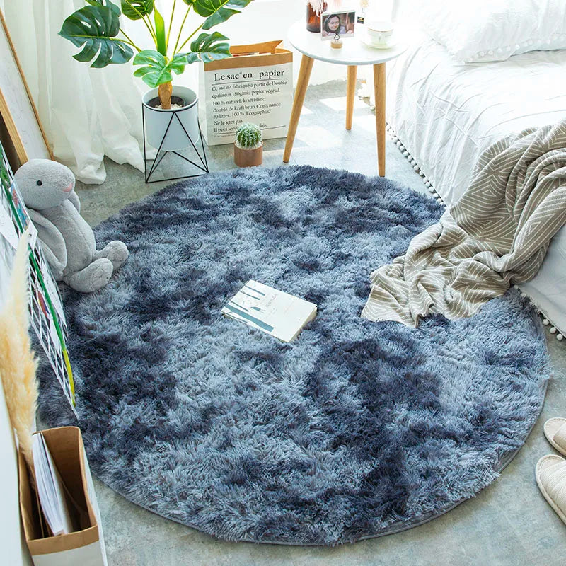 Tapis Rond Shaggy Calida style 1