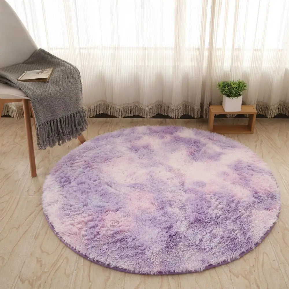 Tapis Rond Shaggy Calida style 11