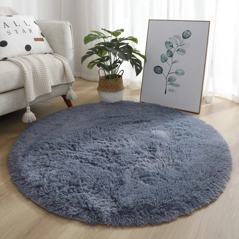 Tapis Rond Shaggy Calida style 4