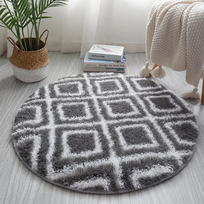 Tapis Rond Shaggy Calida style 6