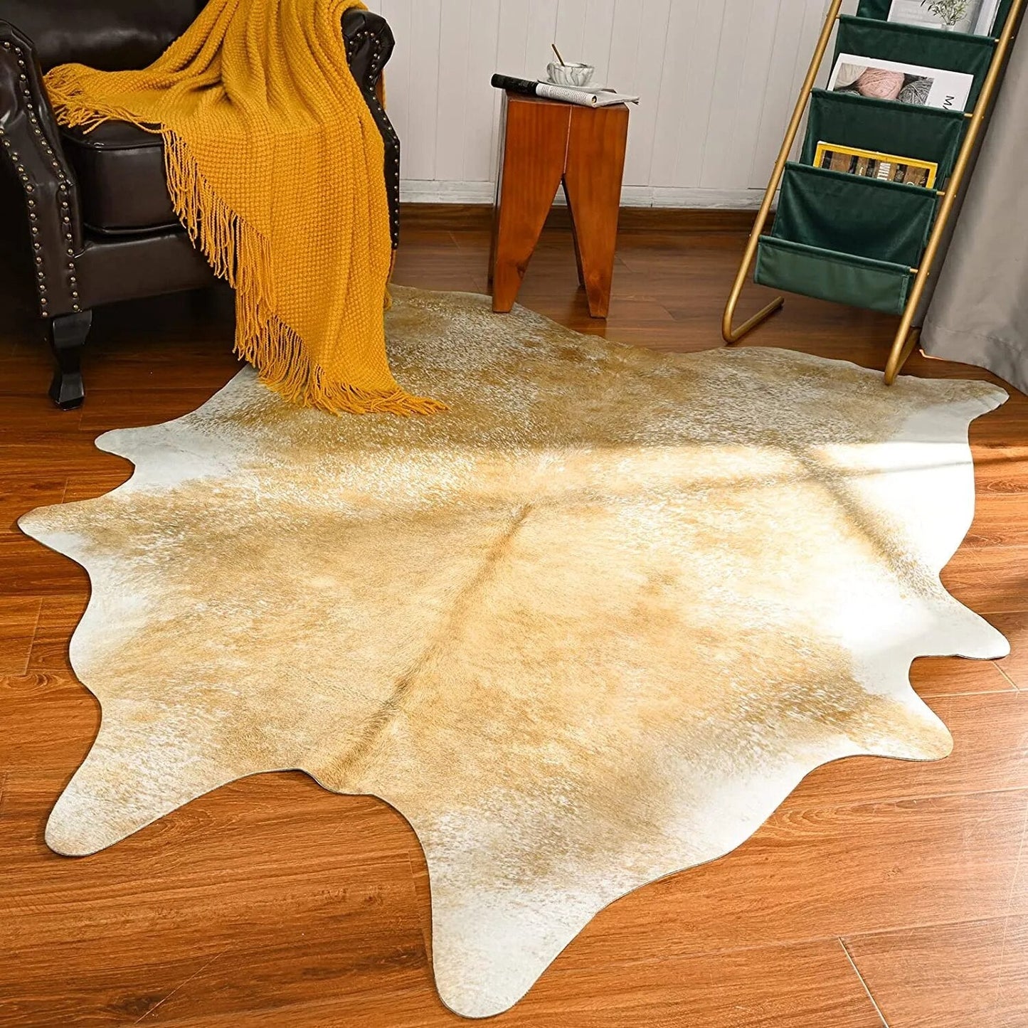 Tapis Peau de Vache Hunter style 6 lifestyle