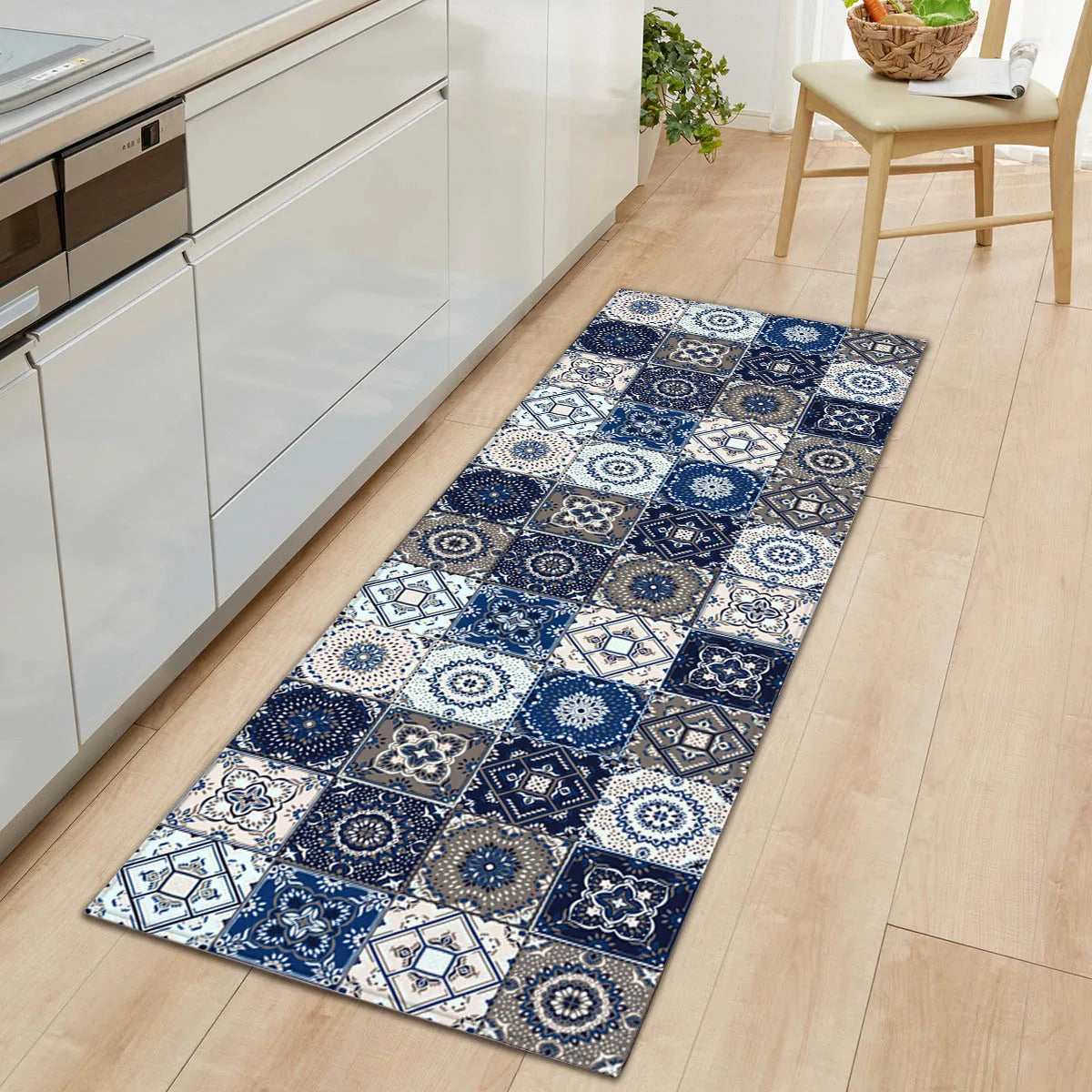 Tapis de Cuisine Carreaux de Ciment style 1