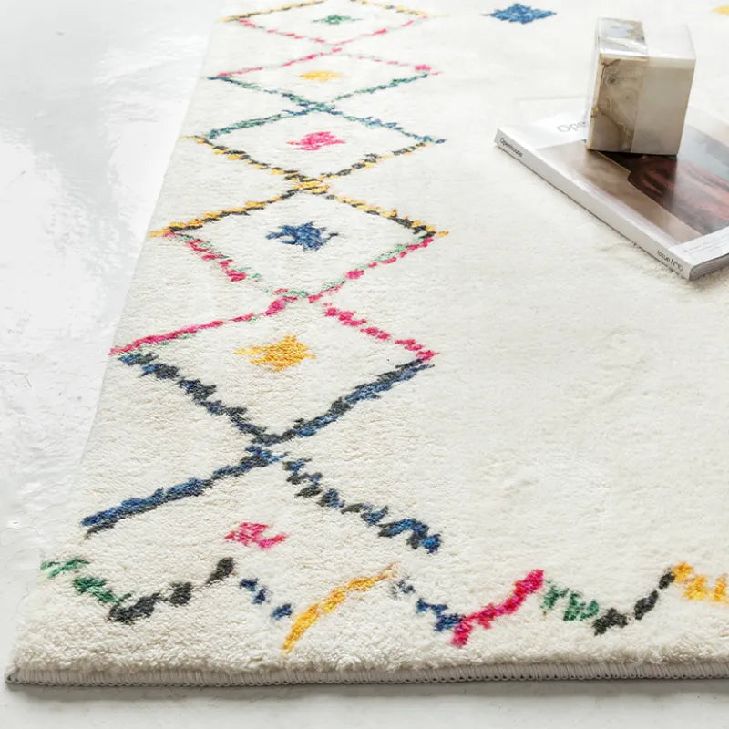 Tapis Berbère Coloré Soléara de près