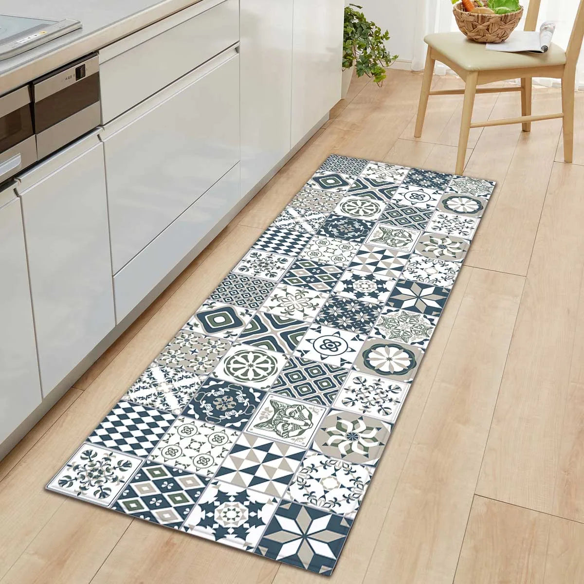 Tapis de Cuisine Carreaux de Ciment style 6