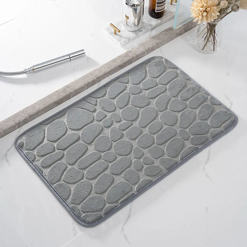 tapis de bain Galet gris