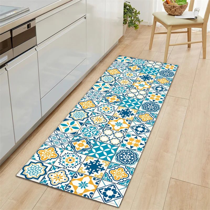 Tapis de Cuisine Carreaux de Ciment style 4