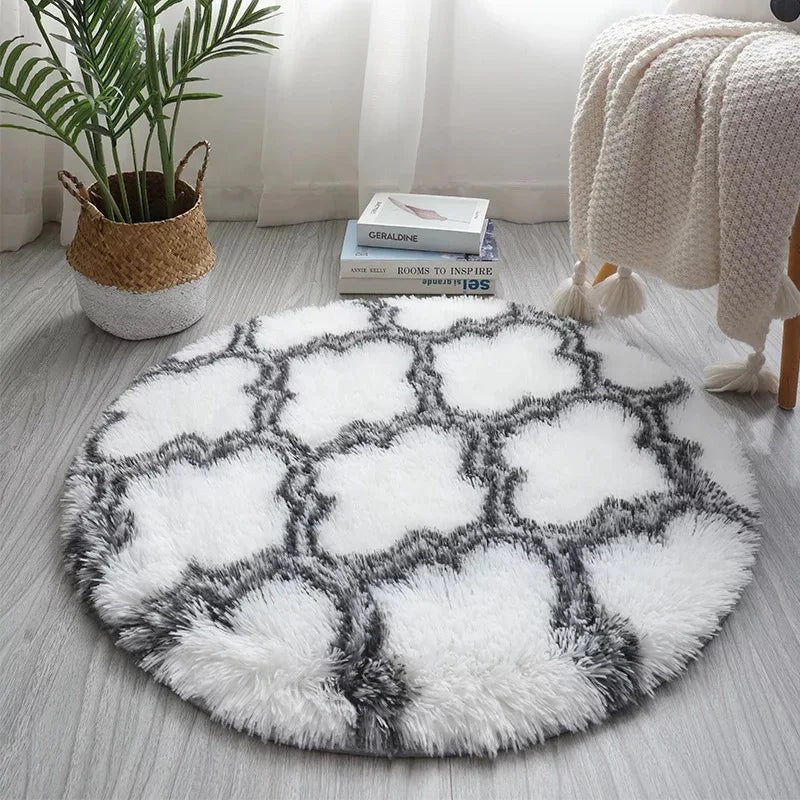 Tapis Rond Shaggy Calida style 9
