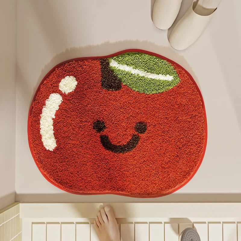 Tapis de Bain Absorbant Pomme