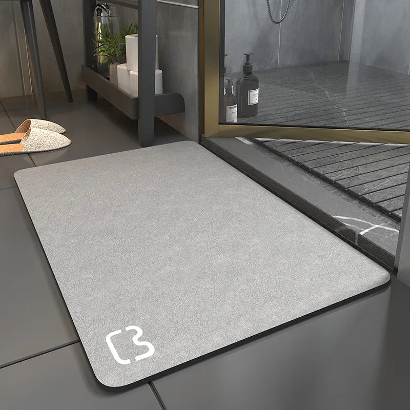 Tapis De Bain Diatomite Salubra gris