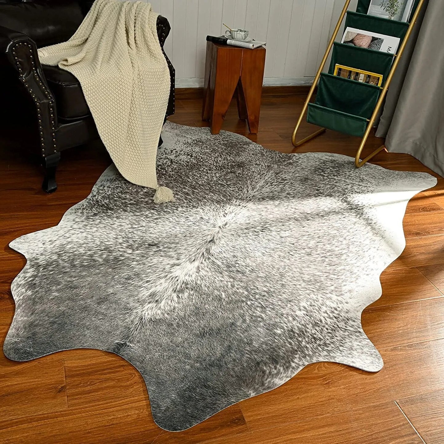 Tapis Peau de Vache Hunter style 5 lifestyle