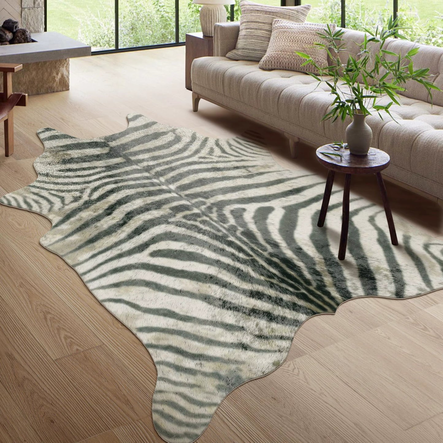 Tapis Peau De Vache Hunter