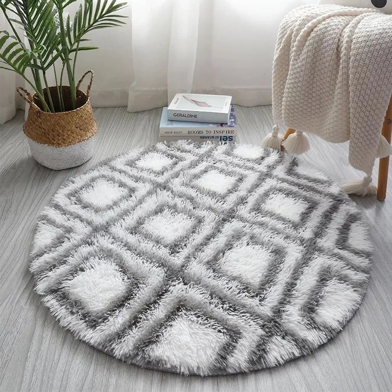 Tapis Rond Shaggy Calida style 7