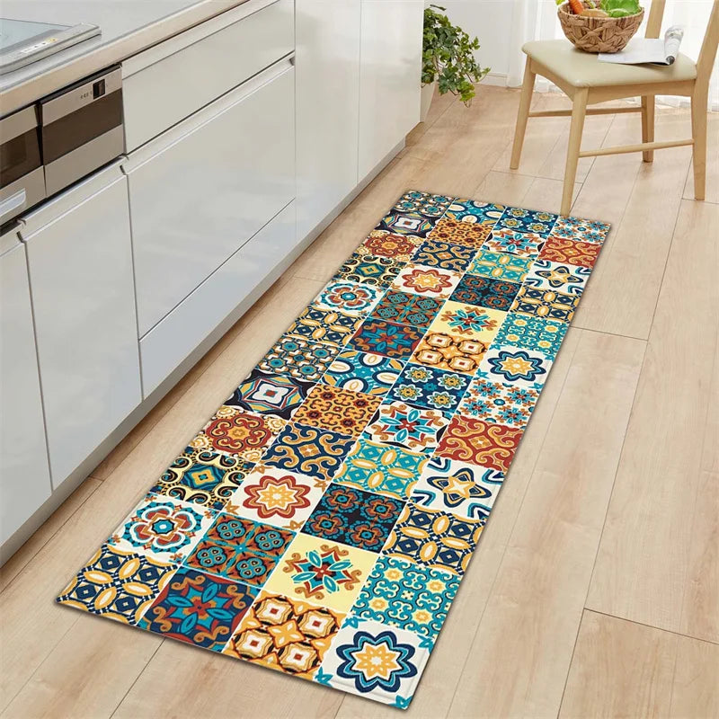 Tapis de Cuisine Carreaux de Ciment style 3