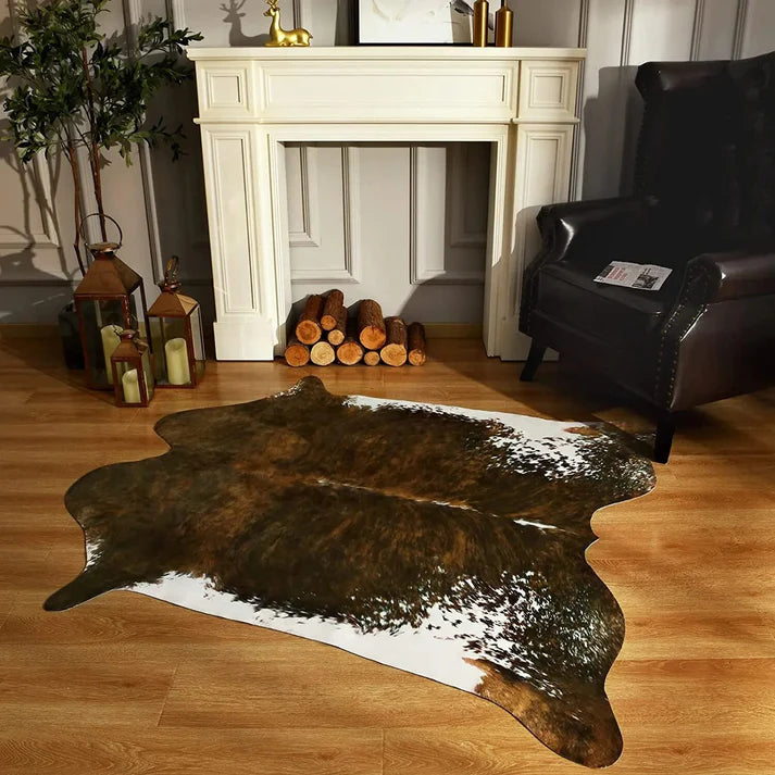 Tapis Peau de Vache Hunter style 4 lifestyle