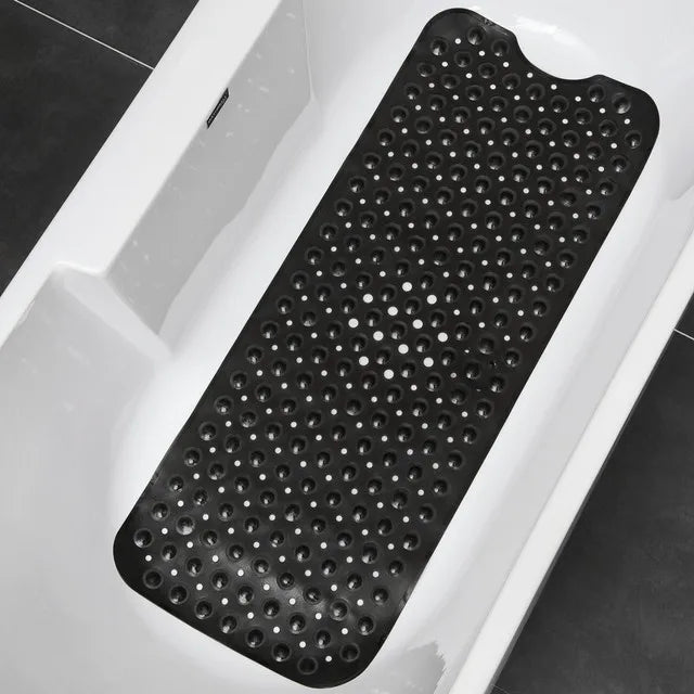 Tapis de Douche Antidérapant AquaSafe Noir