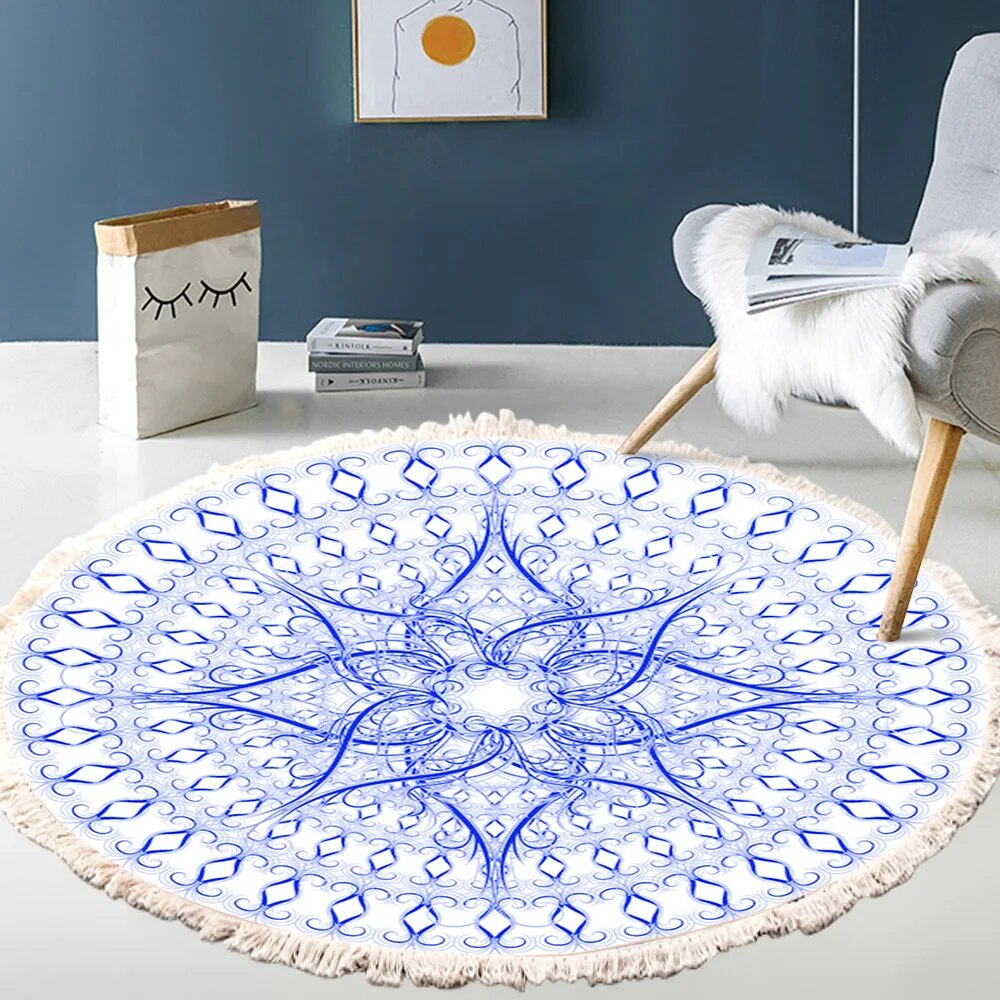 Tapis Rond Bohème style 20