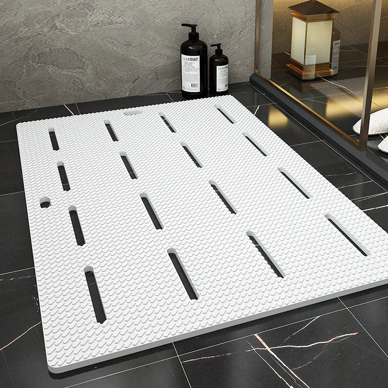 Tapis de Douche Antidérapant Serenis Blanc