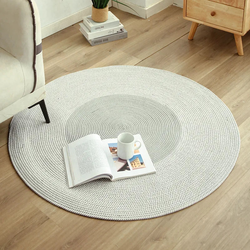 Tapis Rond Jute Harmonie style 3