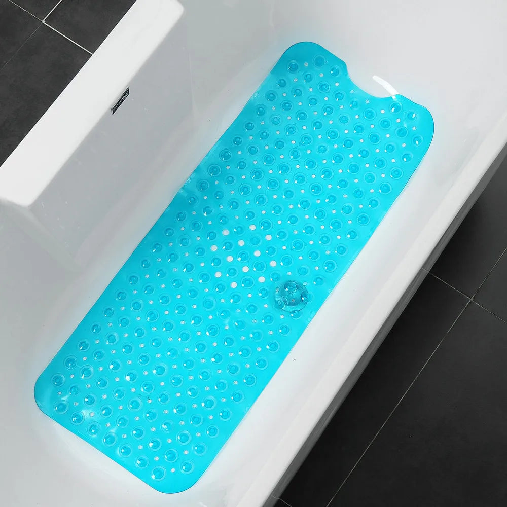 Tapis de Douche Antidérapant AquaSafe Turquoise