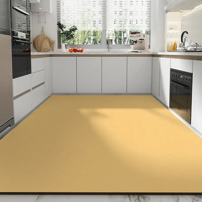 Tapis De Cuisine devant d'évier jaune