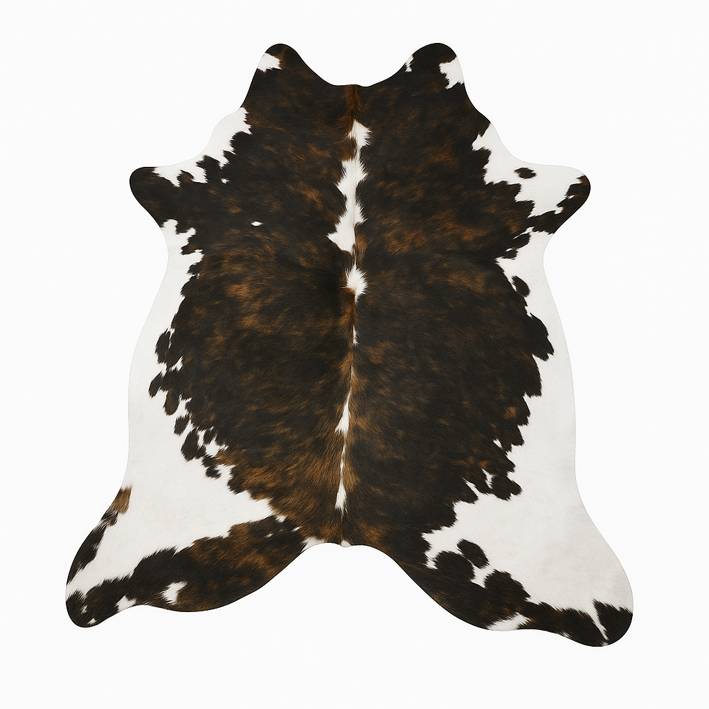 Tapis Peau de Vache Hunter style 2 vue de dessus