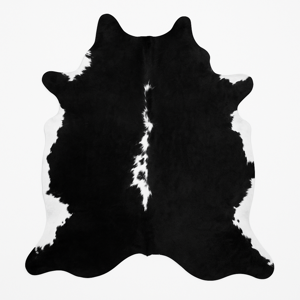 Tapis Peau de Vache Hunter style 10 vue de dessus