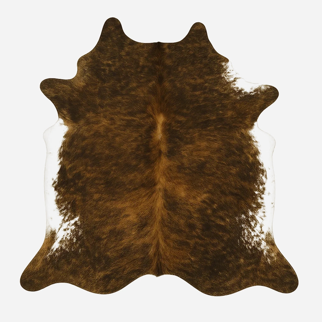 Tapis Peau de Vache Hunter style 4 vue de dessus